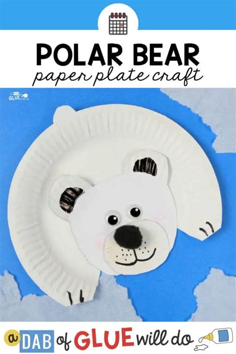 Polar bear craft template 5