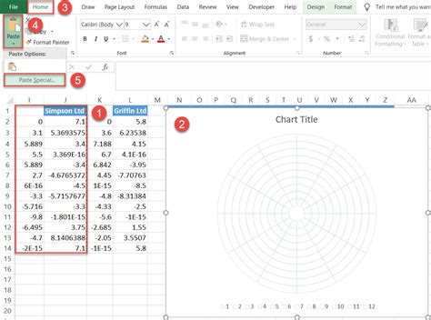 Polar coordinates in Excel