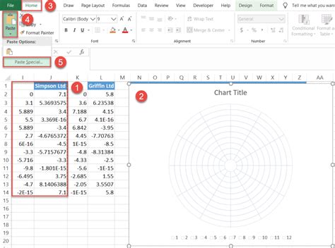 Polar coordinates in Excel