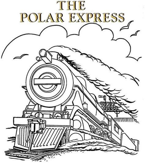 Polar Express Coloring Page