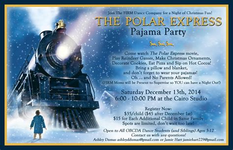 Polar Express Magical Journey Invitation