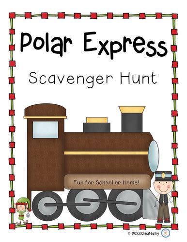 Polar Express scavenger hunt image