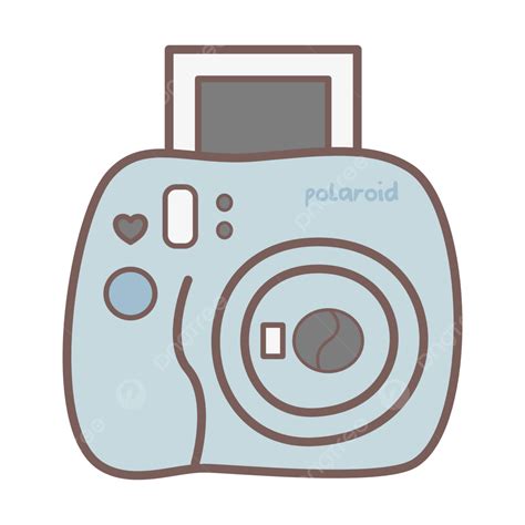 Polaroid camera logo template