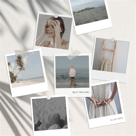 Polaroid Collage Template