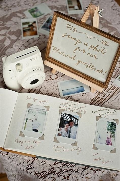 Polaroid Guest Book Sign Template Ideas