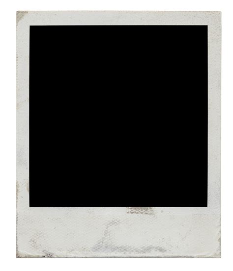 Polaroid picture frame template 4