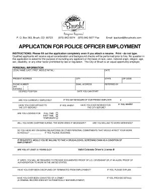 Police Application