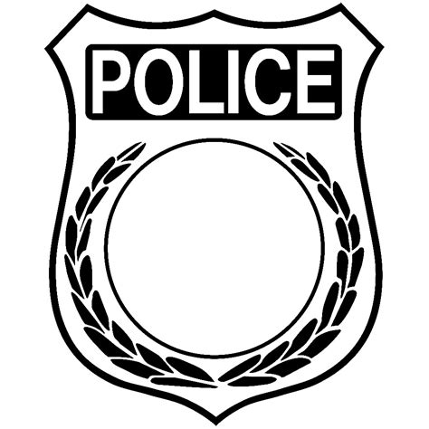 Police Badge Template 1