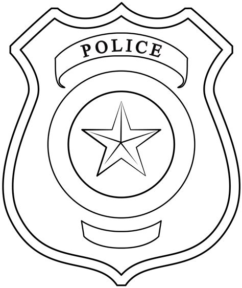 Police Badge Template 10