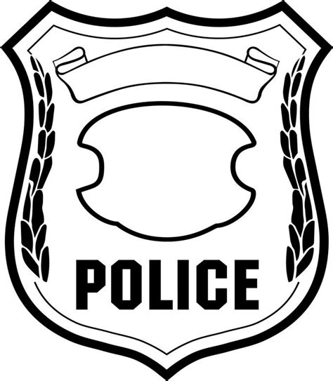 Police Badge Template 6