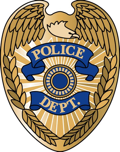 Police badge template with logo for a more authentic look