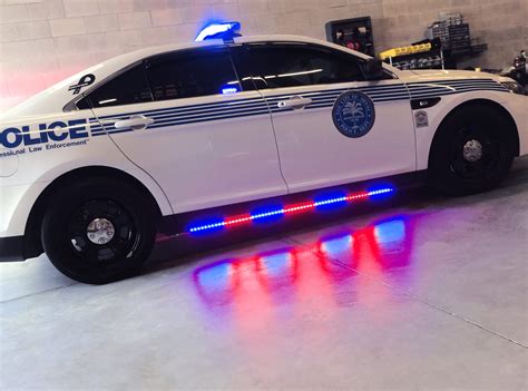 Police Car with Emergency Lights