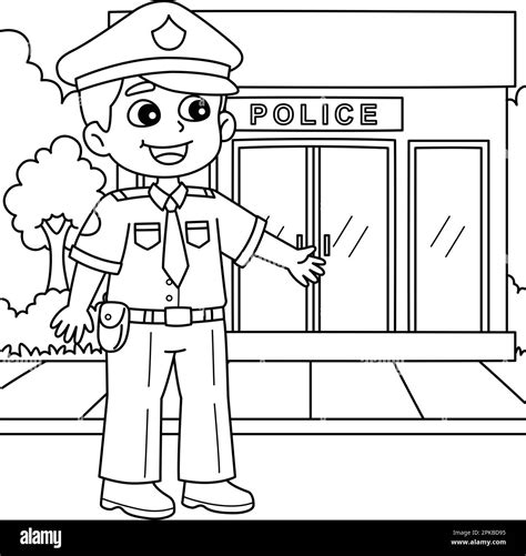 Police Coloring Pages for Kids