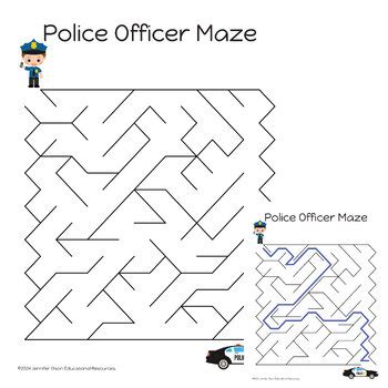 Police officer mazes