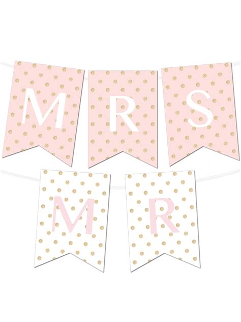 Polka Dot Bridal Shower Banner