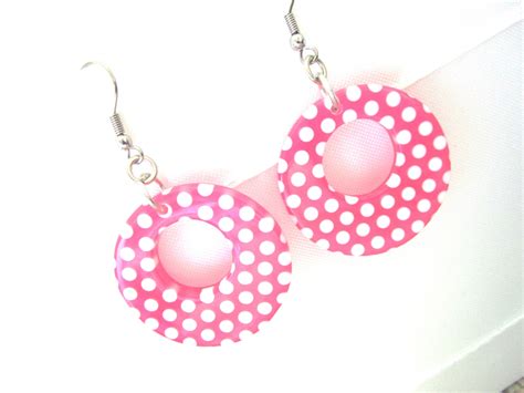 Polka Dot Earring Template