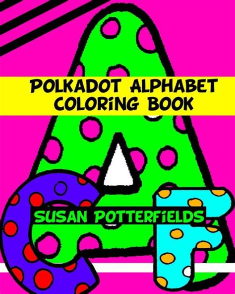 Polka dot fun book cover template