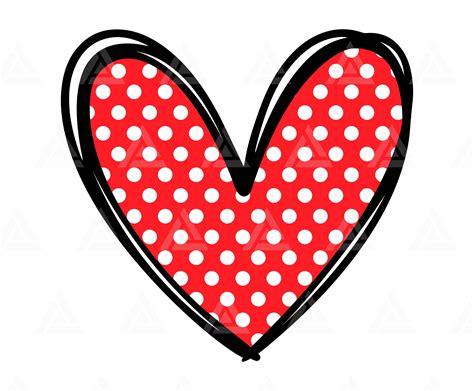 Polka Dot Heart Photo Wall