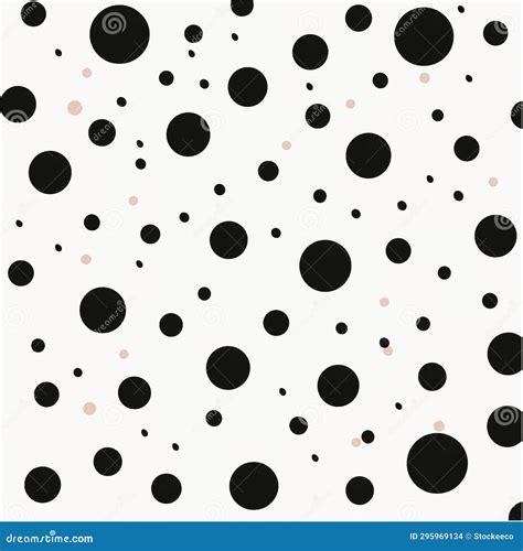 Polka dot playfulness wallpaper design