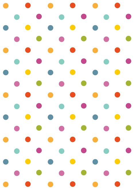 A polka dot printable lined paper design