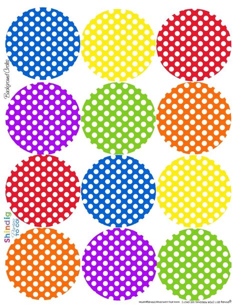 Polka Dot Template 1