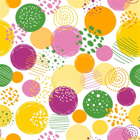 Polka dots template