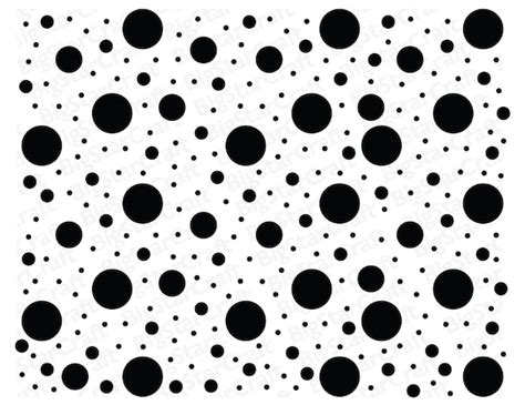 Polka dots pattern design examples