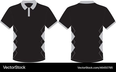 Polo Shirt Template Design