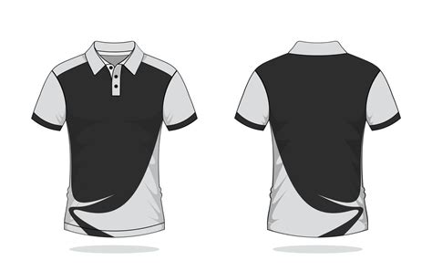 Polo Shirt Template Design Elements