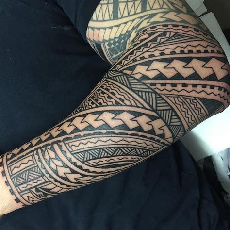 Polynesian Tattoo Oahu Sleeve