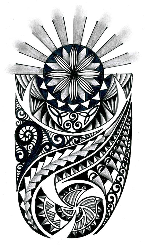 Polynesian Tribal Tattoo Designs