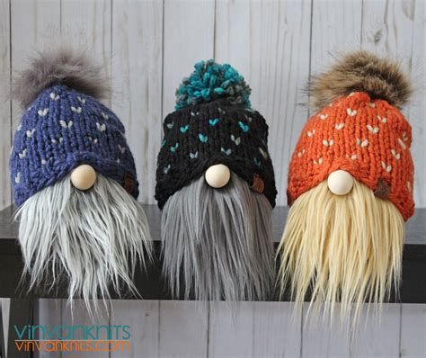 Pom-Pom Gnome Hat