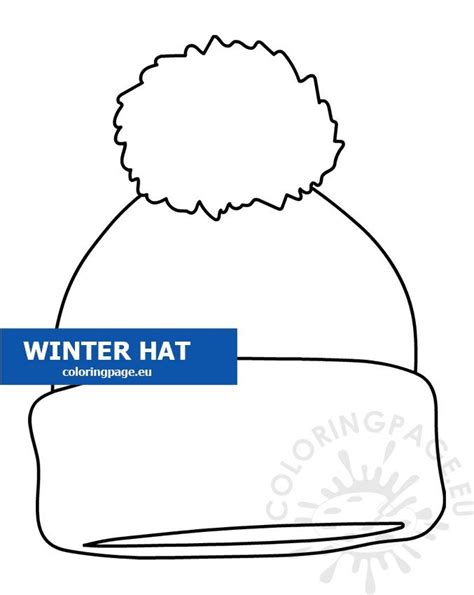 Pom-Pom Winter Hat Template