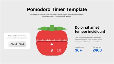 Pomodoro timer template