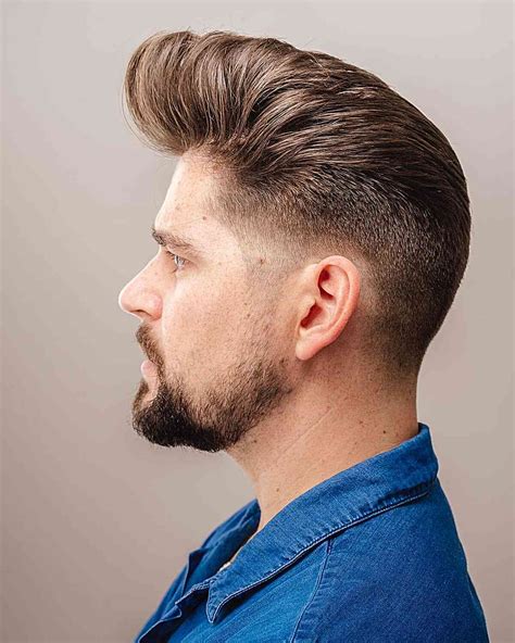 Pompadour with Fade