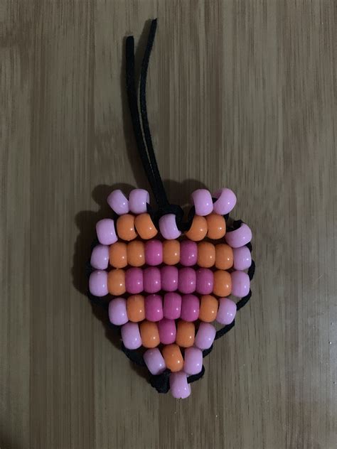 Pony Bead Heart Patterns