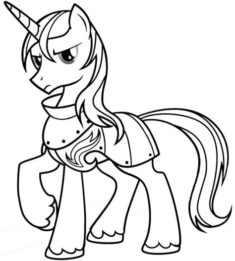 Pony Coloring Pages for Boys