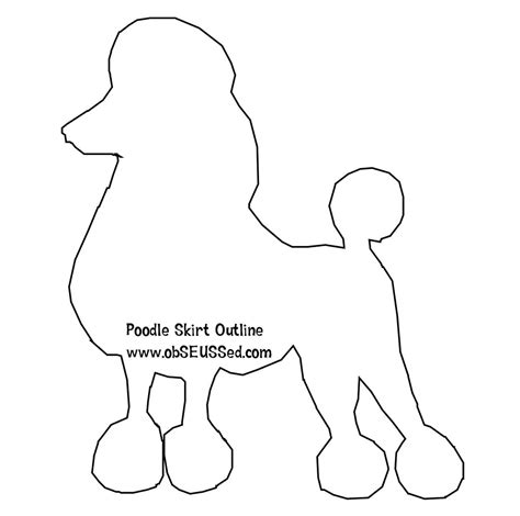 Poodle Skirt Template Guide