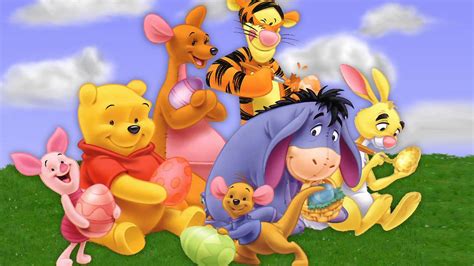 Pooh and his friends coloring page