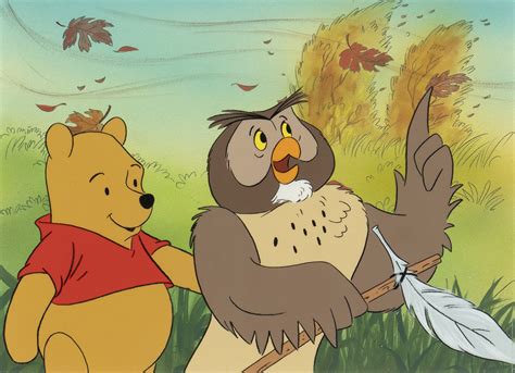 Winnie the Pooh and Owl