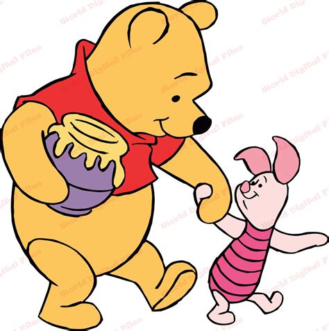 Winnie the Pooh and Piglet