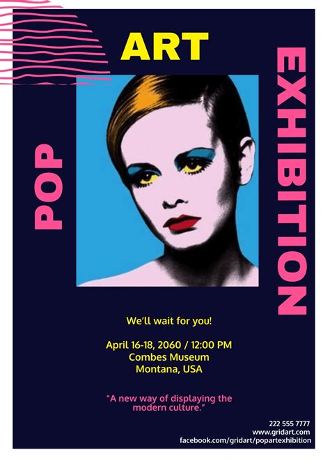 Pop Art Gallery Flyer