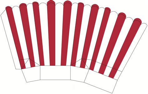 Customizable Popcorn Box Template