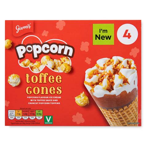 Popcorn Box with Ice Cream Cone