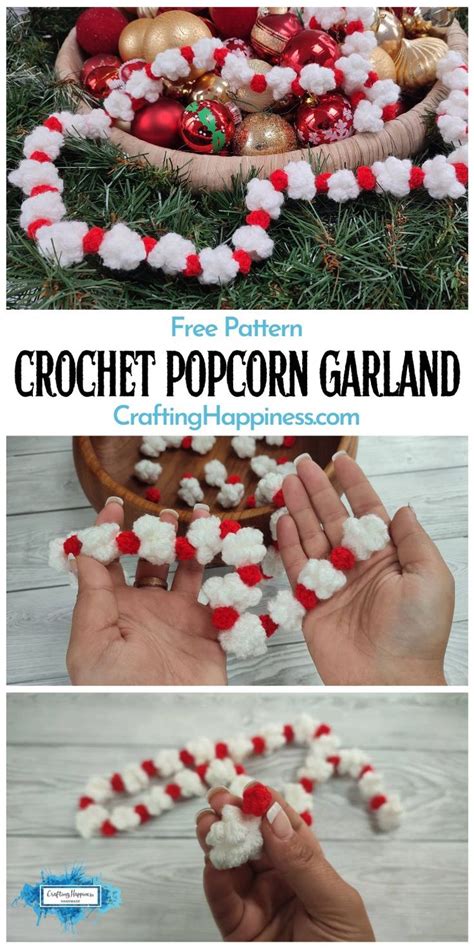 Popcorn Garland Ornaments for Kids