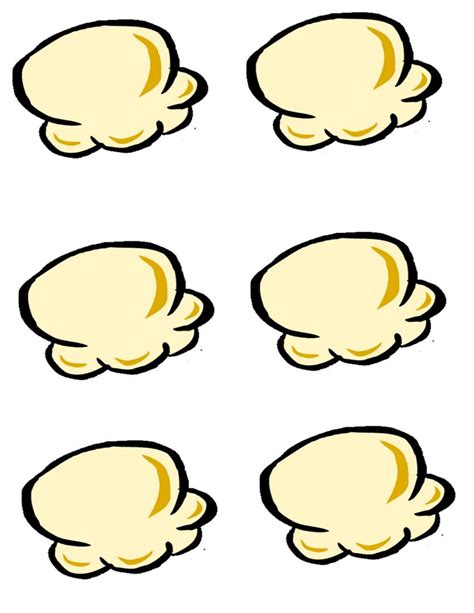 Popcorn template printable 1