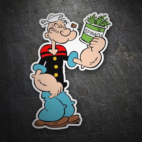 Popeye Spinach Can Label Fun