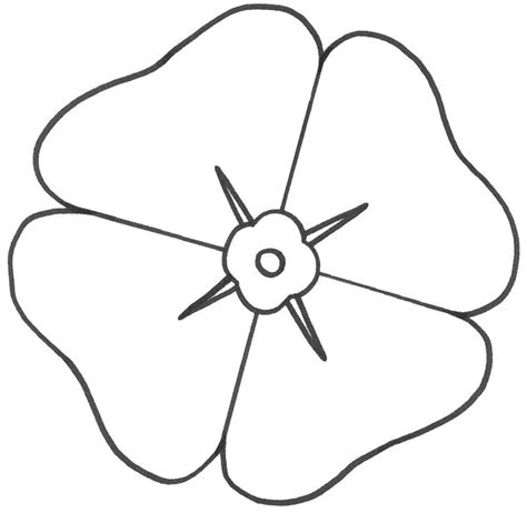 Poppy Printable Template