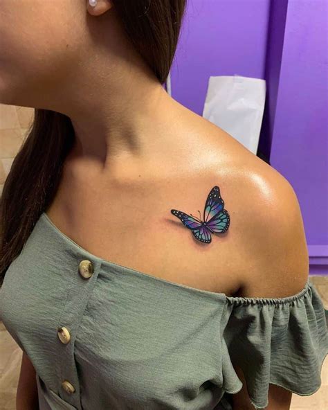 Popular 3D butterfly tattoo designs