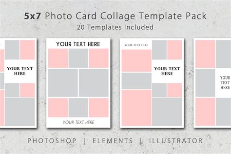 popular 5x7 card templates